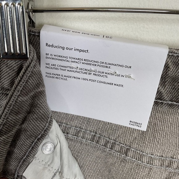 Be Responsible BP Womens Black Ripped High Waist Jeans Black Wash Size 28 NWT - Picture 4 of 13